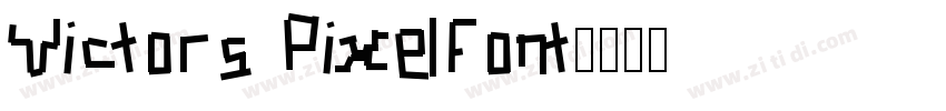 Victors PixelFont字体转换